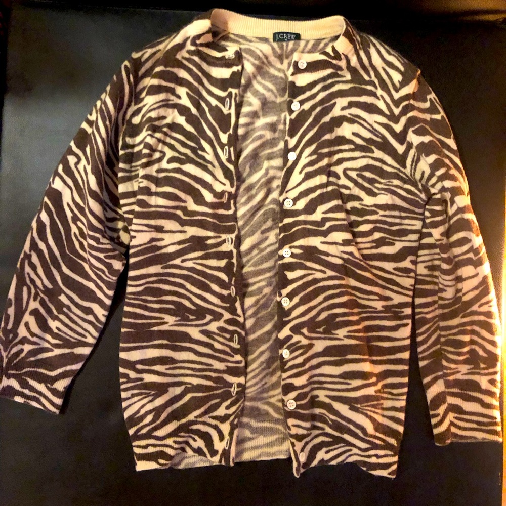 J Crew Merino wool cardigan Size 2 EUC